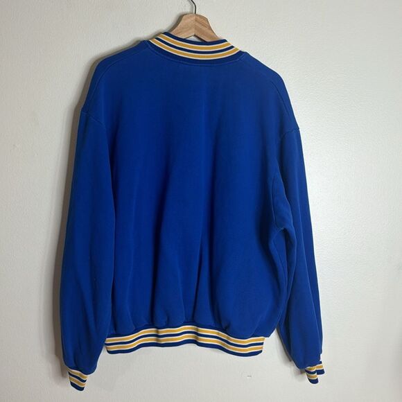 90s NFL St. Louis Rams Sweatshirt Embroidery Logo Blue Color Men’s large - Picture 10 of 10